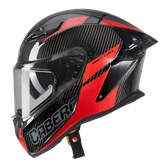 HJÄLM CABERG DRIFT EVO II CARBON Nova Röd
