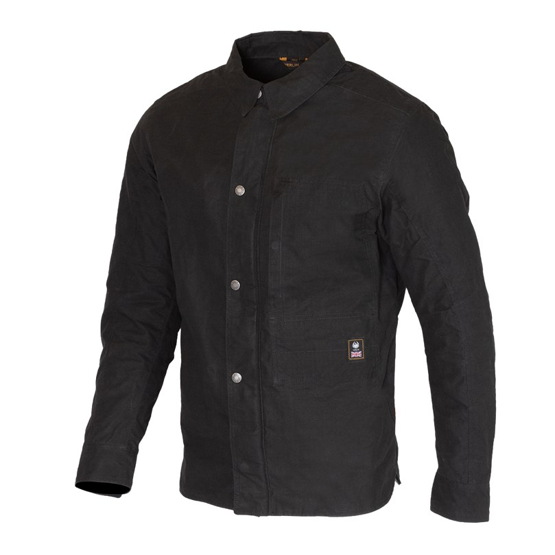 TEXTILJACKA MERLIN BROUGHTON RIPSTOP Svart