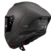 HJÄLM LS2 FF805 THUNDER CARBON GP PRO FIM Mattsvart