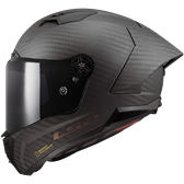 HJÄLM LS2 FF805 THUNDER CARBON GP AERO Mattsvart