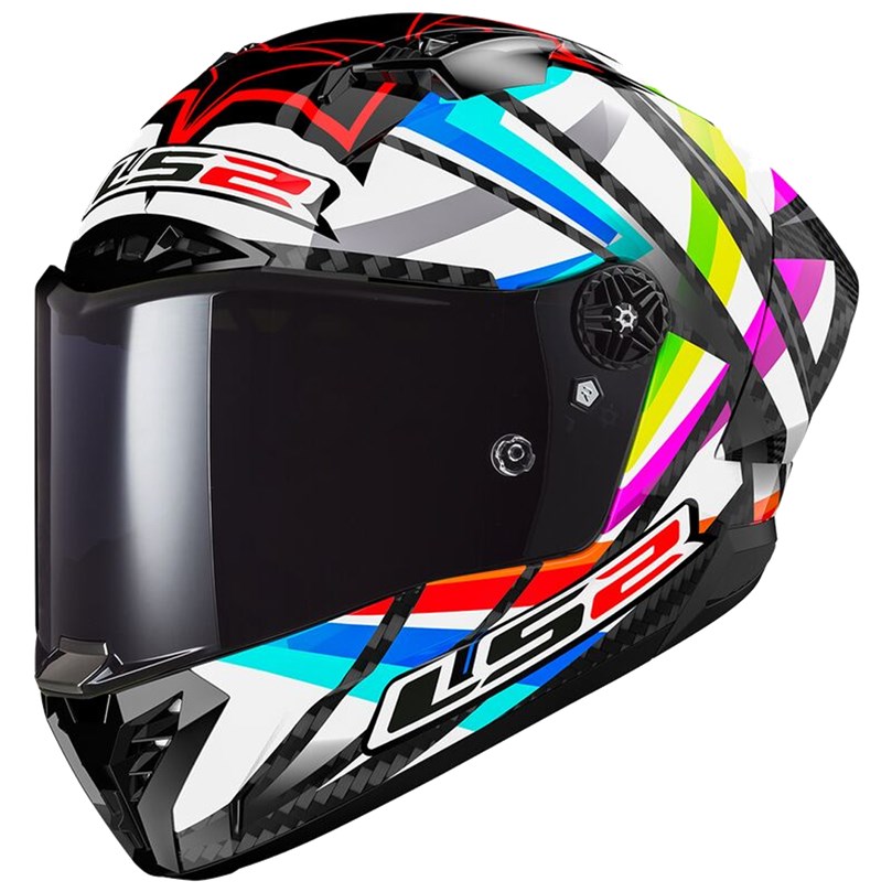 HJÄLM LS2 FF805 THUNDER CARBON GP AERO Flash Svart
