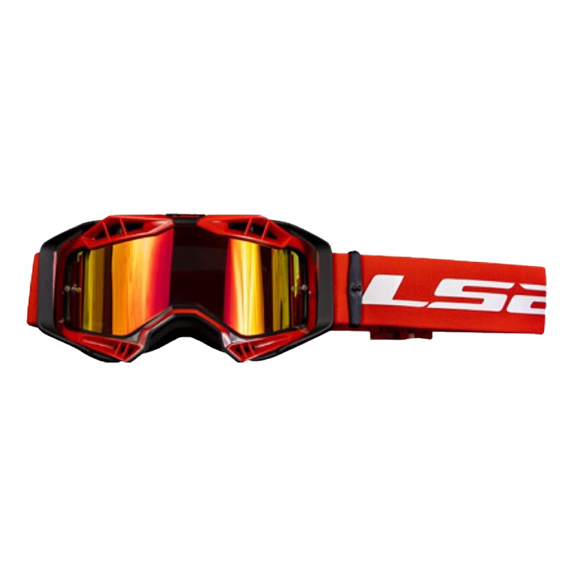 GOGGLE LS2 AURA PRO IRIDIUM LINS Röd