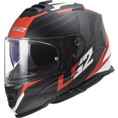 HJÄLM LS2 FF800 STORM II Nerve Matt Svart/Röd
