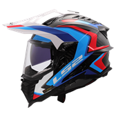 HJÄLM LS2 MX701 EXPLORER CARBON Frontier Blå
