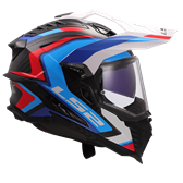 HJÄLM LS2 MX701 EXPLORER CARBON Frontier Blå