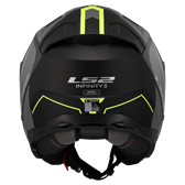 HJÄLM LS2 OF603 INFINITY II Focus Matt Svart/Gul