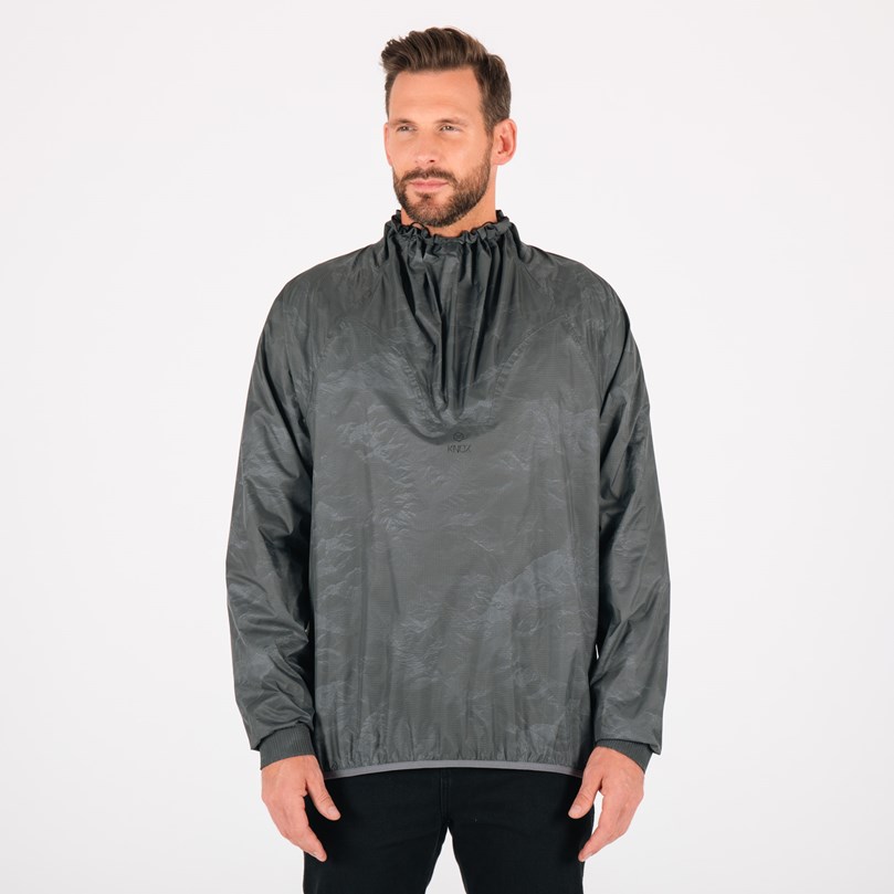 JACKA TOR WATERPROOF SHELL HERR Kolgrå