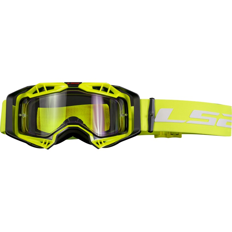 GOGGLE LS2 AURA ENDURO SERIES KLAR LINS Gul