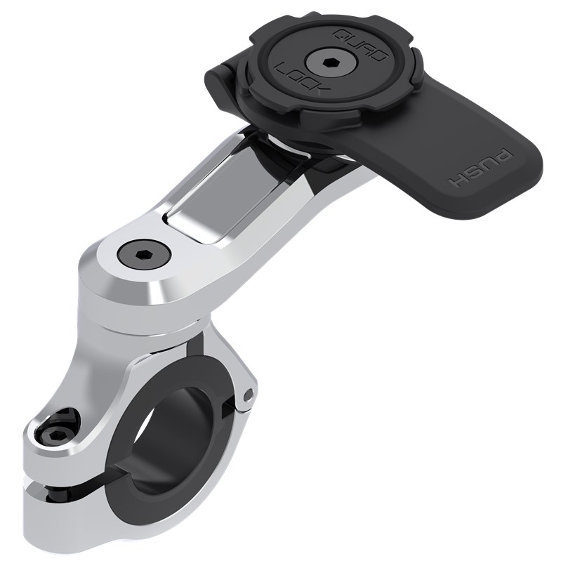 QUAD LOCK MOTORCYCLE HANDLEBAR MOUNT PRO CHROME