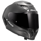 HJÄLM LS2 FF807 DRAGON CARBON Mattsvart