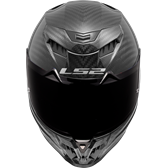 HJÄLM LS2 FF807 DRAGON CARBON Mattsvart