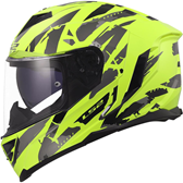 HJÄLM LS2 FF818 STORM III Kaos H-V Gul