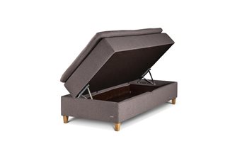 Förvaringssäng Sund Enkel inkl. bm & ben 80x200