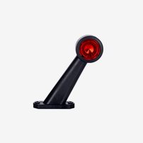 Ld726v  Positionsljus Vänster Led Röd/Vit 12/24V Gummiarm 168Mm.