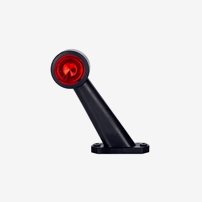 Ld726h  Positionsljus Höger Led Röd/Vit 12/24V Gummiarm 168Mm.