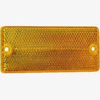 232140100B  Reflex 90X40 Mm. Gul Självhäftande Med Hål