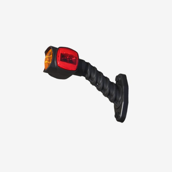 3017415100  Positionsljus Hö. 12/24V Led Gummiarm 170 Mm. Röd/Vit/Gul