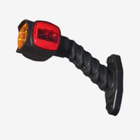 3017415000  Positionsljus Vä. 12/24V Led Gummiarm 170 Mm. Röd/Vit/Gul