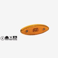 31580105100 | Sidomarkering LED Orange 12/24V Oval 114*39*18 mm.
