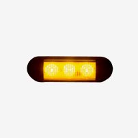 Ldo2675  Blixtljus Led 12/24V Ip68 96*28*20 Mm 0,5M Kabel