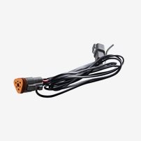 20570  Adapterkabel 20 Cm. 3Dt Till 2Dt + 1 Ledare (1M)