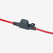 65472330  Hängsäkringshållare Mini, Röd Kabel 3,3 Mm2/30 Cm
