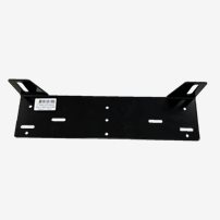 9301241292  Led-Rampsfäste Svartlackat, Fästöron 75 Mm. Fästplatta 100 X 390 Mm.