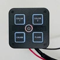 406708  Kontrollbox 16A 4 Uttag 10-30V