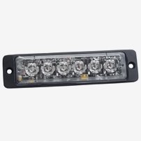 407050B  Blixtljus Slim 6 Led Blå, 2 M Kabel