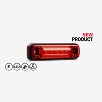 330252  Positionsljus Led Röd 81*24*14mm. 12/24V