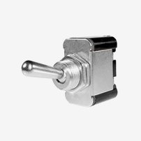 K891  Strömställare I Metall On/Off 25A Heavy Duty. 12,5 Mm
