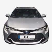 500050  Led-Rampspaket Delgado 20" Passande Toyota Corolla Hybrid Fr 2020