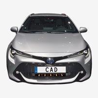 500051  Led-Rampspaket Ganador 20" Passande Toyota Corolla Hybrid Fr 2020