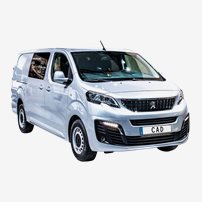 500073  Led-Rampspaket Delgado 20" Passande Peugeot Expert Fr 2020