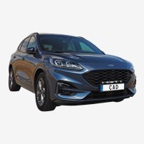 500132  Led-Rampspaket Ganador 20" Passande Ford Kuga Mf Fr 2020