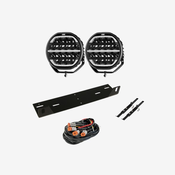 500014  Extraljuskit 2X Ozz Xr2 P7”