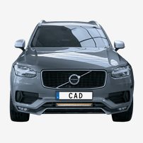 500350  Led-Rampspaket Unico Xl 20" Passande Volvo Xc90 2017 Månad 10 - 2020 (Balkfäste) - Endast För Volvo Åf