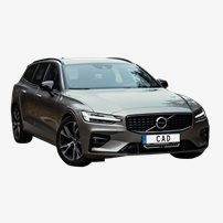 500420  Led-Rampspaket Ozz Xb1 P20" Passande Volvo V60 Fr 2019 (Balkfäste) - Endast För Volvo Åf, Ej Google-System