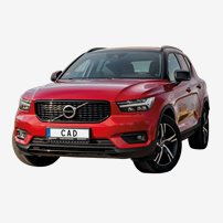 500470  Led-Rampspaket Ozz Xb1 20" Passande Volvo Xc40 Fr 2018 (Balkfäste) - Endast För Volvo Åf, Ej Google-System