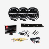500509  Extraljuskit 3X Ozz Xr2 P7” - Med Digital Lighting