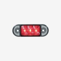 26260Br  Markeringsljus Tonat Glas 2,5M Kabel, Röd