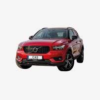 500601  Led-Rampspaket Altura 20" Passande Volvo Xc40 Fr 2018- (Balkfäste) - Endast För Volvo Åf, Ej Google-System