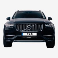 500623  Led-Rampspaket Altura 20" Passande Volvo Xc90 Fr 2021 (Balkfäste) - Med Google-System Eller Ej Volvo Åf