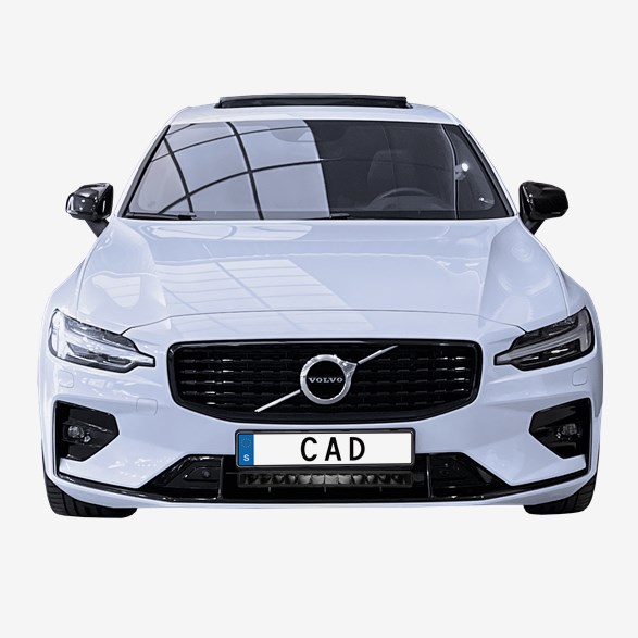 500626  Led-Rampspaket Altura 20" Passande Volvo S60 Fr 2020 (Balkfäste) - Endast För Volvo Åf, Ej Google-System