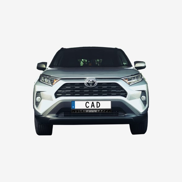 500655  Led-Rampspaket Altura 20" (Under Nummerskylt) Passande Toyota Rav4 Fr 2019-2021