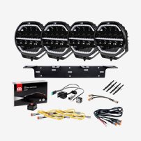 500510  Extraljuskit 4X Ozz Xr2 P7” - Med Digital Lighting
