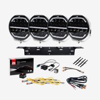 500514  Extraljuskit 4X Ozz Xr2 P7” Vita - Med Digital Lighting