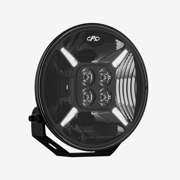400818R  Condor 9" Extraljus Led Med Duo Positionsljus