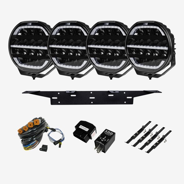 500725  Extraljuskit 4X Ozz Xr2 P9” Med Xbb