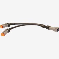 20561  Y-Kabel 40 Cm Med Dt Kontakter (1 Hane 2 Honor)